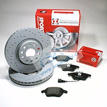 Vrtané kotouče set Zimmermann Octavia III, II, TSI RS, TDI RS, Superb III