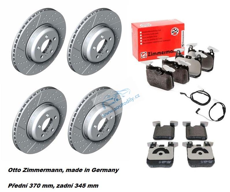 Brzdový set Zimmermann Bmw F20, F21, F30, F80, F31, F32, F33, F36