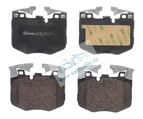 Přední brzdové desky Bmw 34116889572 34116889570 34116888458 34116888457 34116880735 34116880734 34116874430 34116872750 34108844368