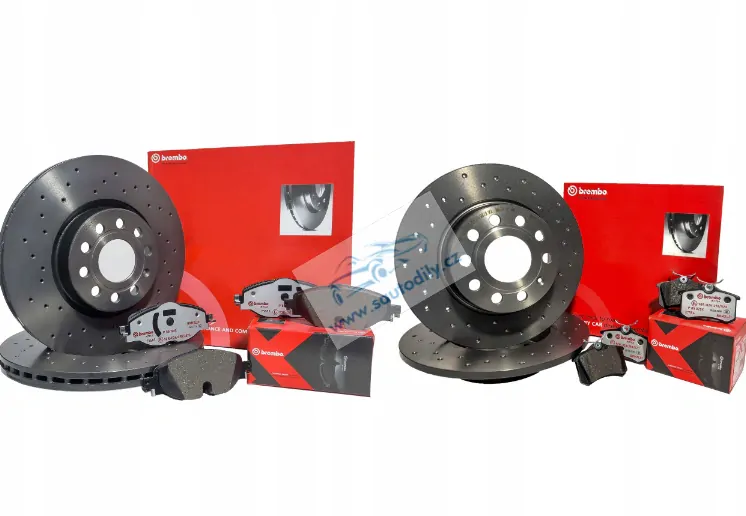 Vrtané kotouče set Brembo Sport Octavia III, IV, Superb, Tiguan, Cupra