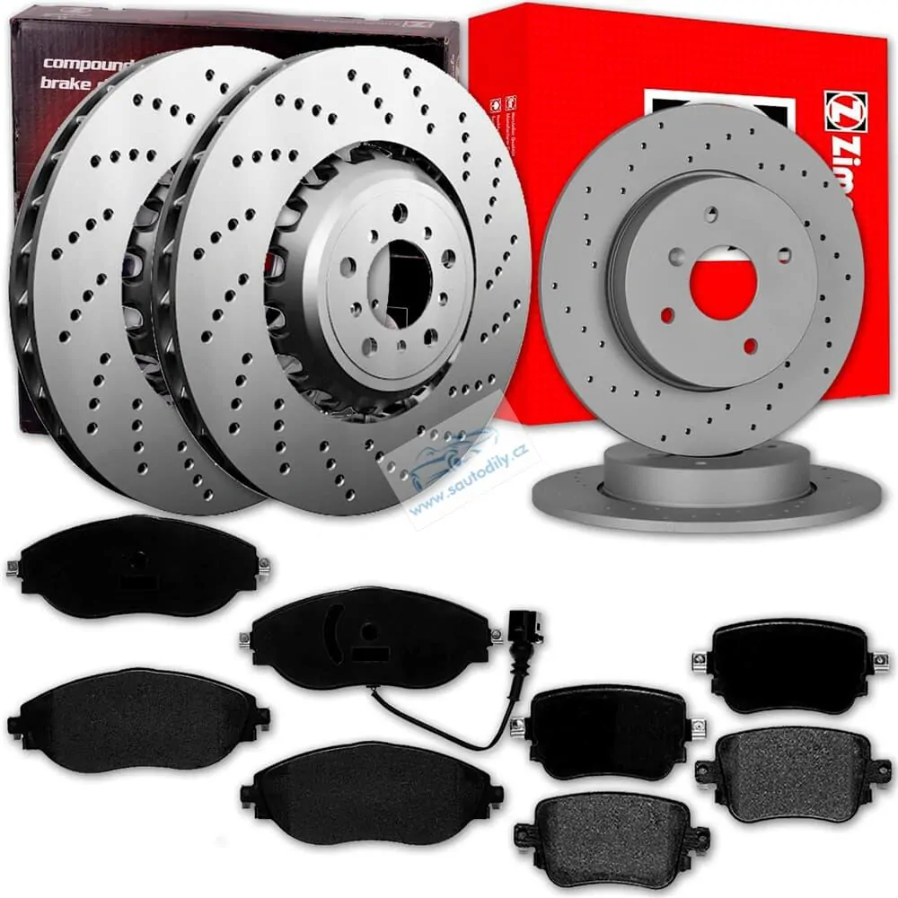 Brzdový set Zimmermann TopSport Superb III, Octavia III, IV RS 2.0 TSI