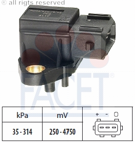 Sensor tlaku, tlakové čidlo Bmw 1.8d, 2.0d, 3.0d, 4.0d, 13617787142