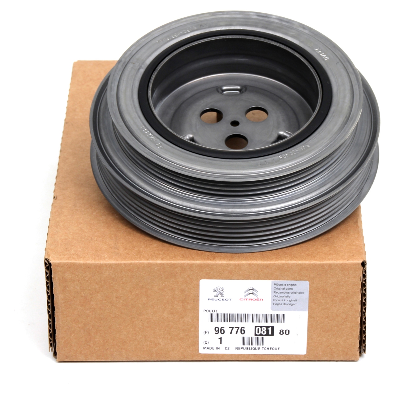 Řemenice kliková hřídel originál Ford, PSA 2.2 TDCI, HDI 9677608180, 0515T1