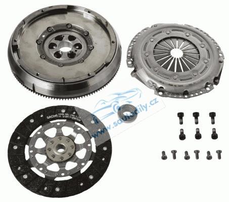 Spojková sada, dvouhmotový setrvačník Peugeot 1.6HDI, Citroen 1.6HDI 66kW, 80kW