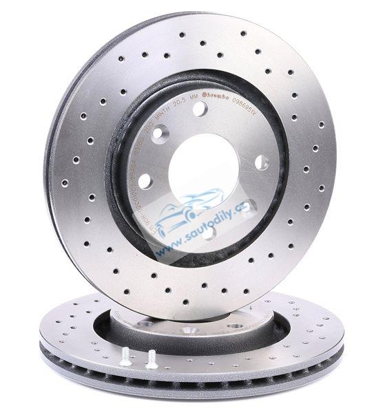 Brzdový set Brembo pro Bmw E60, E61, E63, E64