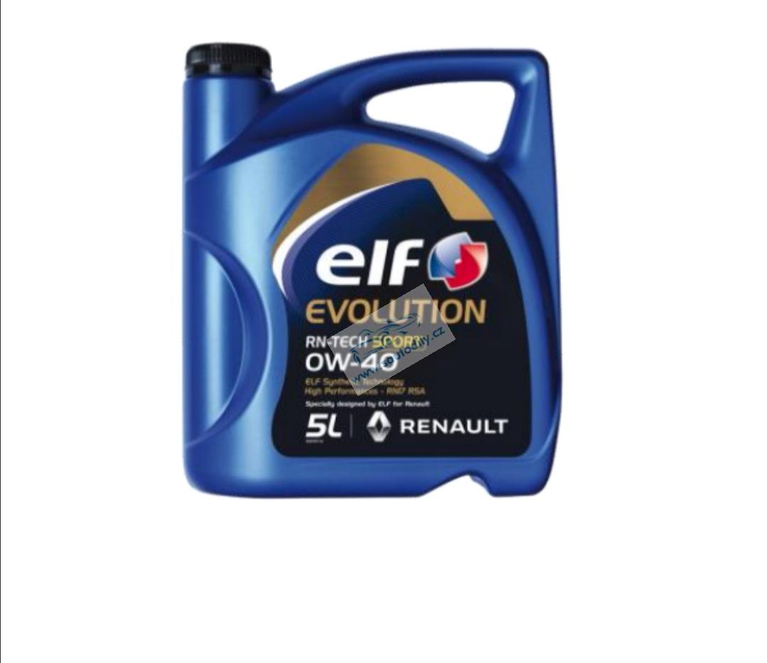 Elf Evolution RN Tech Sport 0W40, 5l