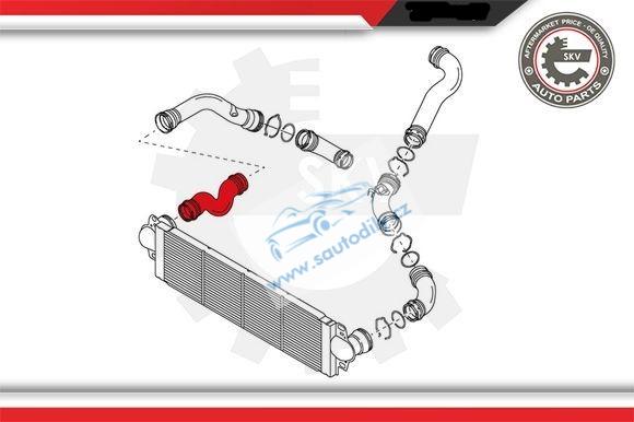 Hadice turbo Multivan, Transporter 1.9 TDI 7H0145709, 7H0145709B