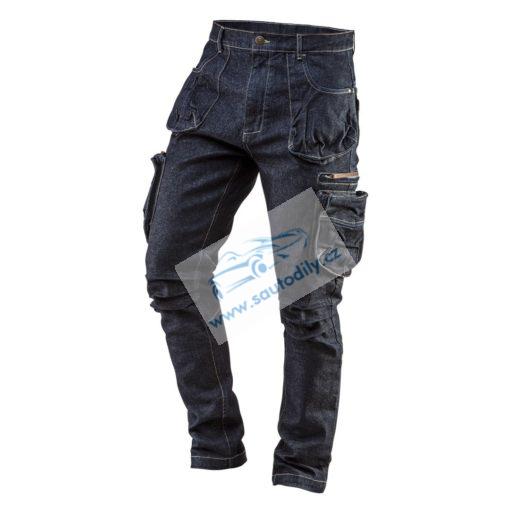 Odolné, stylové kalhoty Jeans Denim Slim Fit 410g/m2