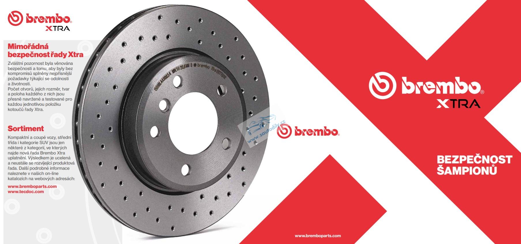 Brzdový set Brembo pro Bmw E60, E61, E63, E64