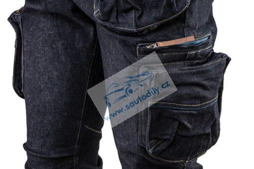Odolné, stylové kalhoty Jeans Denim Slim Fit 410g/m2
