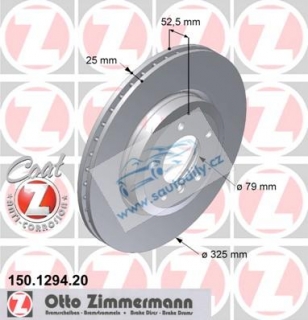 Brzdový kotouč přední, Bmw Z4, E46 325i, 330i, 330d, 330CI, 330Cd